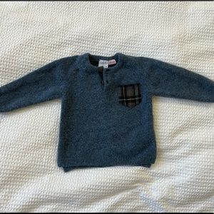 Zara Blue Pocket Sweater, 2-3Y